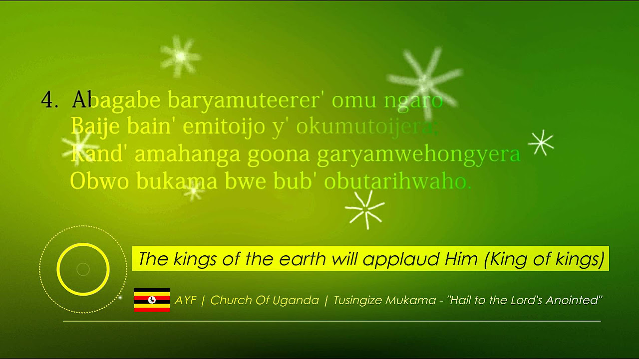 Tusingize Mukama omwana wa Daudi HYMN 96 Runyankole Rukiga Church Of Uganda2