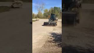 John Deere Skid Steer Sweeper Attachment