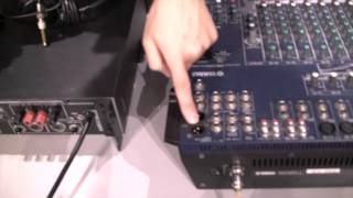11 ミキサーからアンプにつなぐ - YouTube