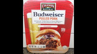 Coleman Natural Budweiser Classic Pulled Pork Review