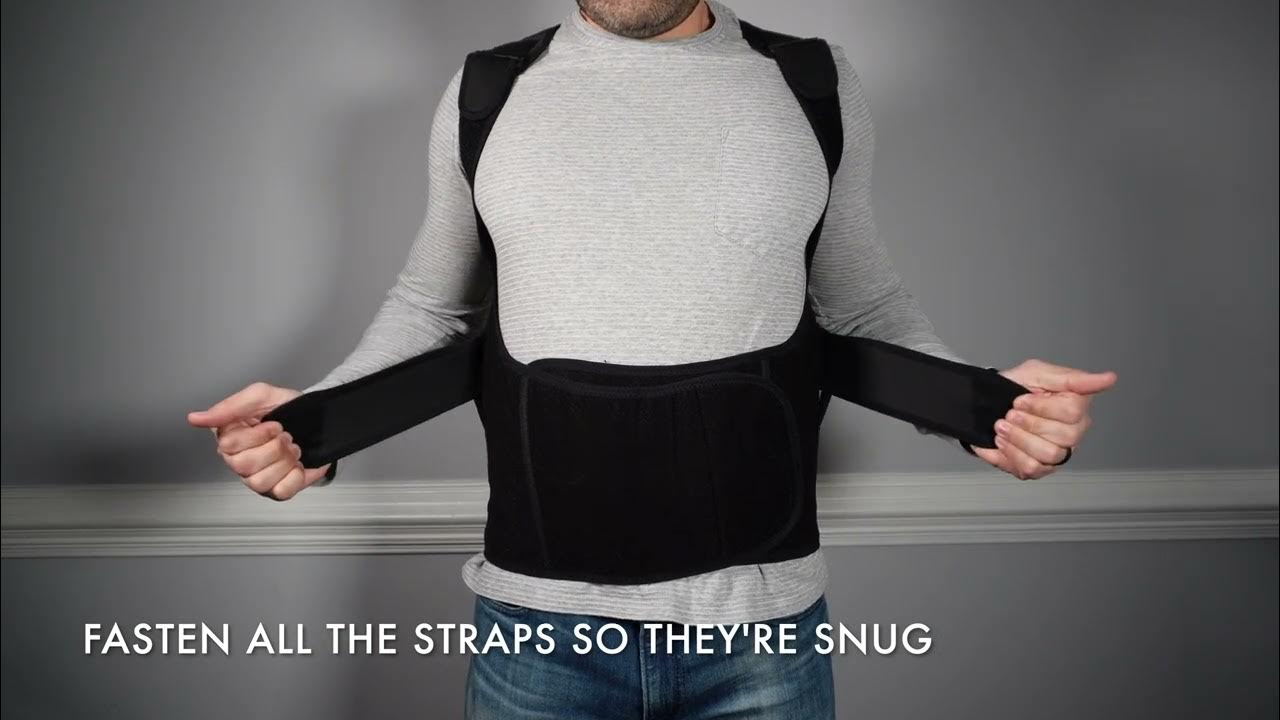 How to Wear the TK Care Pro Full Back Brace StepbyStep Guide YouTube