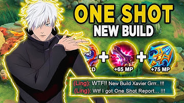 WTF! GLOBAL XAVIER UNLIMITED 1 SHOT BUILD! 200% DAMAGE HACK (CHEAT?)😱| XAVIER BEST BUILD 2024 | MLBB