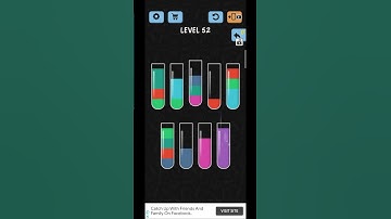 Water Colour Sort Level 52 | #shorts #trending #youtubeshorts