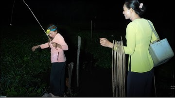 1450 / Cắm câu đêm ở sông Cái Bé