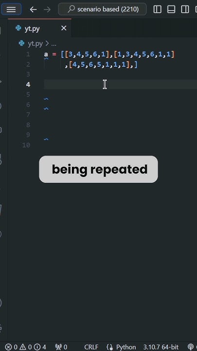 (python trick) iterate 2d list in python ππ» #programming #learnpython ...