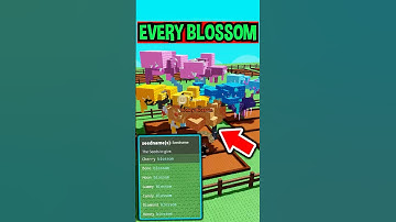 Growing EVERY BLOSSOM SEED in Roblox Grow a Garden..