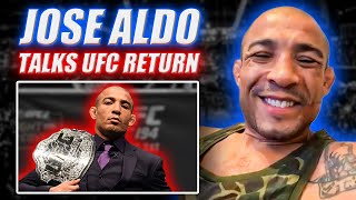 Jose Aldo on why he's returning for UFC 301 vs Jonathan Martinez in Rio de Janeiro