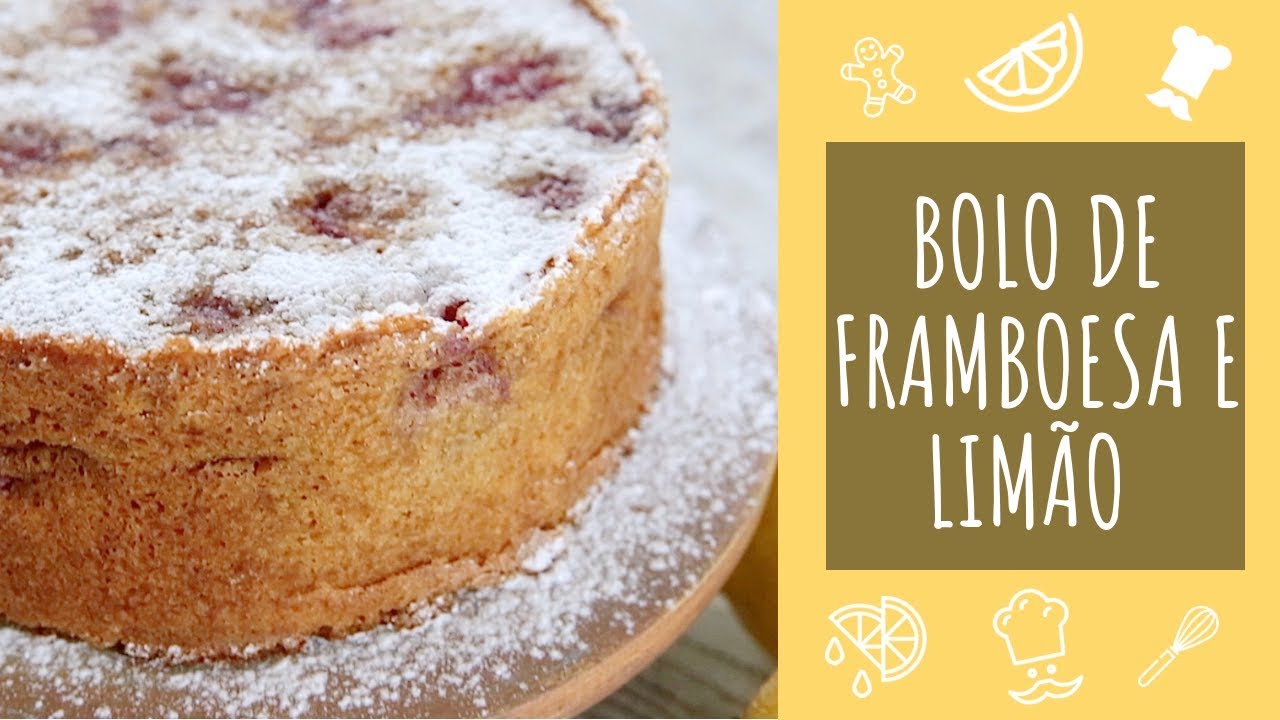 Bolo de framboesa e limão - TeleCulinária