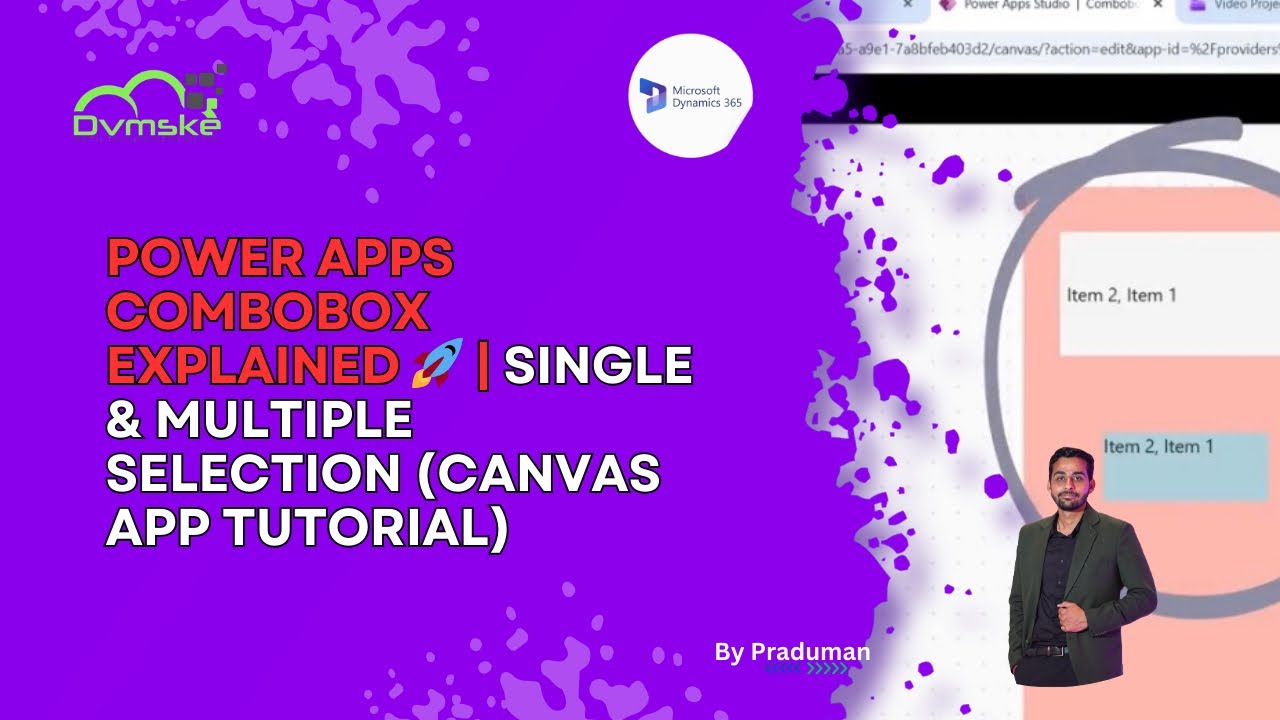 Power Apps ComboBox Explained 🚀 | Single & Multiple Selection (Canvas ...