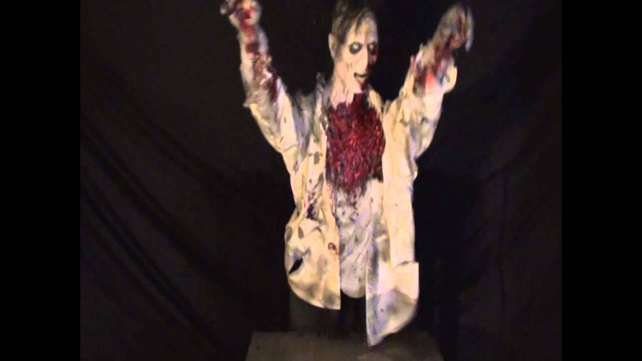 Poison Props ZT616 ZOMBIE TABLE JUMPER Haunted House Prop YouTube