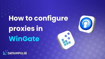 How to configure proxies in WinGate