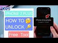 IPhone 7 Plus how 🤔 to unlock 🔑 🤔 📱👈🔥😱👌💻💯✔️👍