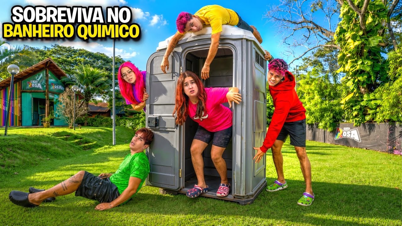 SOBREVIVA NO SEU BANHEIRO QUÍMICO POR 24 HORAS *Quem foi o último ?