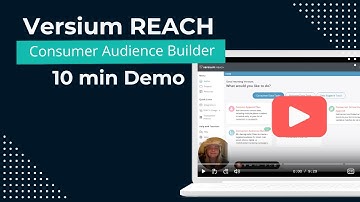 Overview of Versium REACH Consumer Audience Builder Tool