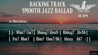 Backing Track  Smooth Jazz Ballad  in Bbm Eolian screenshot 2