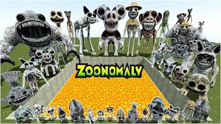 DESTROY ALL ZOONOMALY MONSTERS FAMILY & MONSTERS POPPY PLAYTIME 3 in LAVA POOL - Garry's Mod