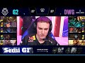 G2 vs DWG - Game 1 | Semi Finals S10 LoL Worlds 2020 PlayOffs | G2 eSports vs DAMWON Gaming G1 full