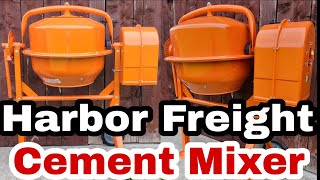 Harbor Freight 31/2 Cubic Ft. Cement Mixer (The Big One)