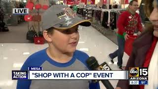 Children get to "shop with a cop" in Mesa