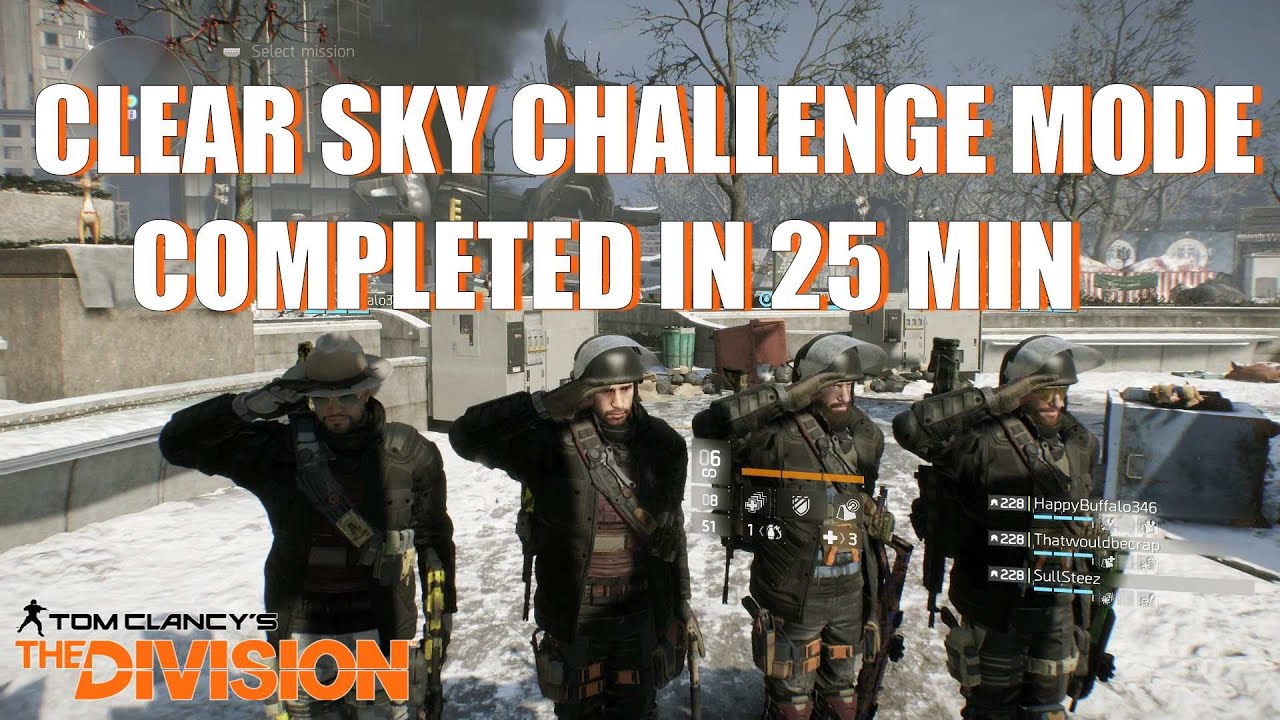 The Division Clear Sky Challenge Mode Completed In 25 Min With 4 TANKTICIAN Guide Strategy the-division-clear-sky-challenge-mode-completed-in-25-min-with-4-tanktician-guide-strategy