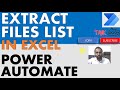 Extract Files List From Folder to Excel Power Automate Desktop #TAIK18 (1-7) Power BI Mp3 Song