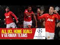 Every UCL Goal v German Opponents at Old Trafford | Manchester United v RB Leipzig
