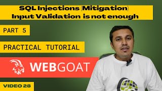 input validation vulnerability attack || webgoat 8 || sql injection tutorial || Cyber World Hindi