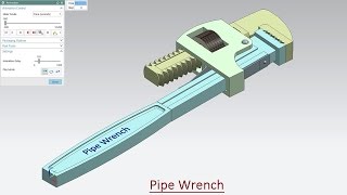 Pipe Wrench - Motion Simulation (Video Tutorial)--Siemens NX