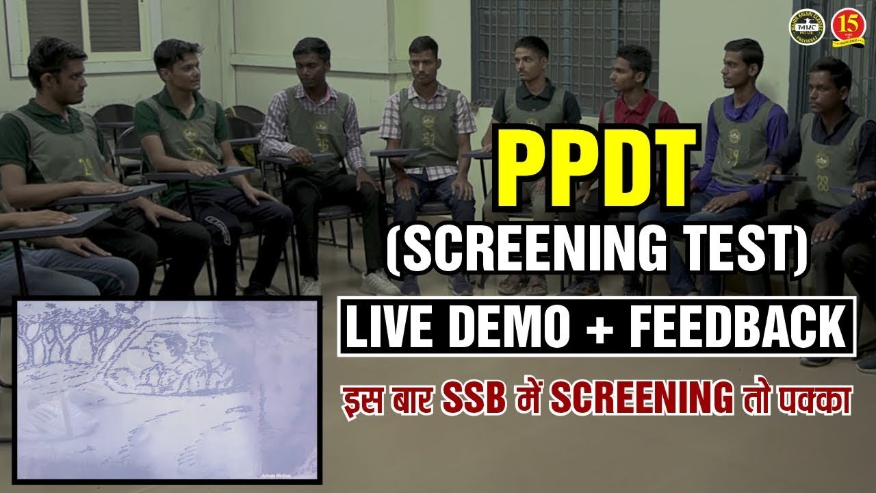 SSB Interview - Screening Test (PPDT & OIR) | PPDT Test | SSB ...