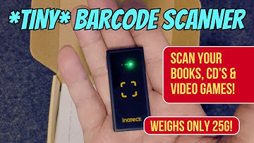 Tiny Barcode Scanner for Books, Video Games, CD