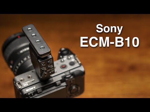 Sony ECM-B10 - Affordable Digital Mic With 3 Pickup Patterns