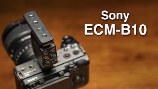 Sony ECM-B10 - Affordable Digital Mic With 3 Pickup Patterns