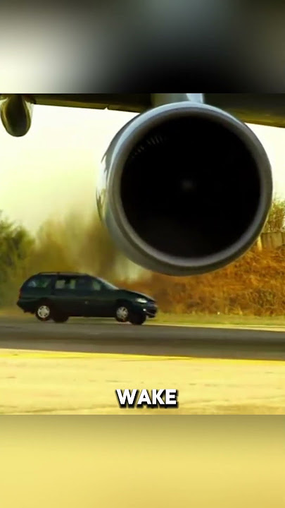 How Powerful Airplane Engine Thrust is #shorts