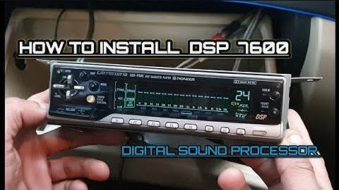 how to install DSP 7600 p 500 #dsp
