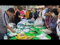 Taiwan Seafood Auction - Salmon Cutting, Tilapia, Squid !