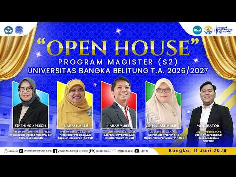 Open House Program Magister (S2) Universitas Bangka Belitung T.A. 2026/2027