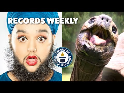 Female Beards and World's Oldest Living Animal | Records Weekly - Guinness World Records