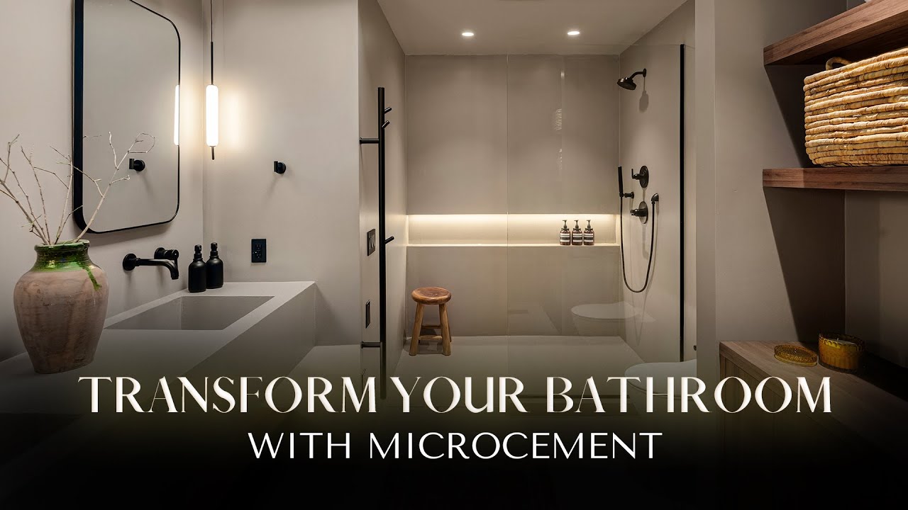 Transform Your Bathroom with Microcement - YouTube