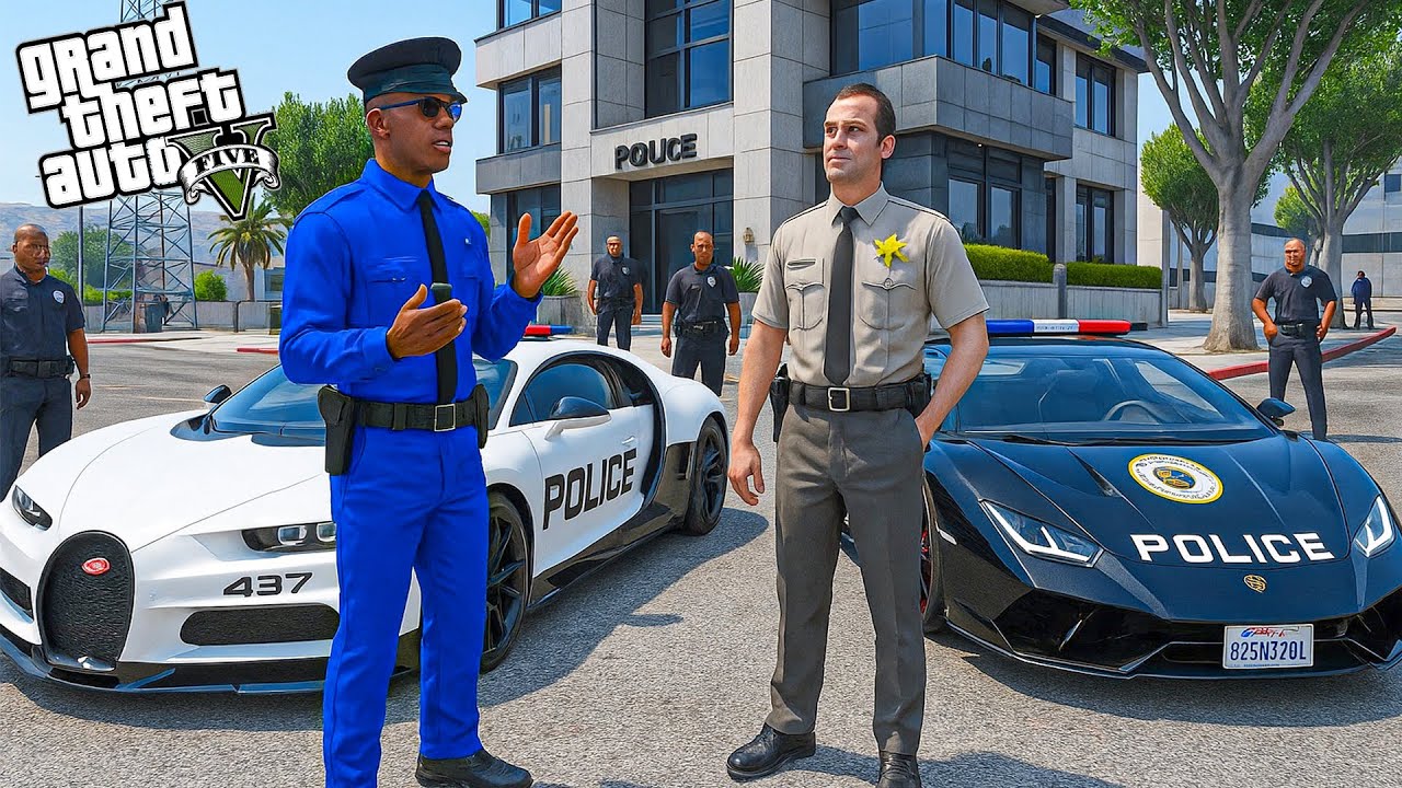 GTA 5 : Franklin Aide la Police en leur VENDANT des Nouvelles Voitures Rares (GTA 5 Mods)