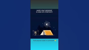 Day–Night Scenery Animation in Pure HTML & CSS!🌞🌙 | Fun With Code| #coding #cssanimation #nightmode