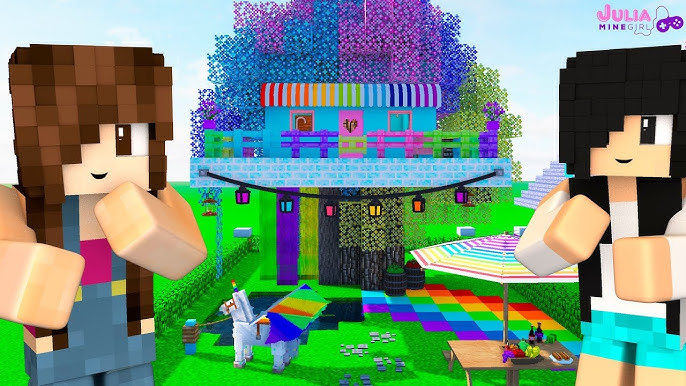 Mineblox World #07- HORTA KAWAII NO NOSSO MUNDO🌈 