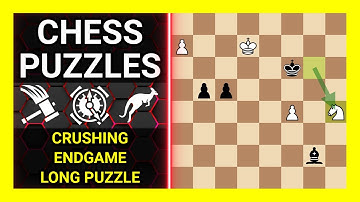 Chess Puzzles to Practice. Themes: Crushing, Endgame, Long puzzle. Learn Chess