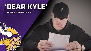 Dear Kyle Minnesota Vikings