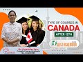 Type of courses in Canada after 12th