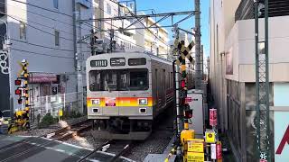 東急電鉄大井町線9000系12編成　G各停溝の口行　自由ヶ丘駅入線