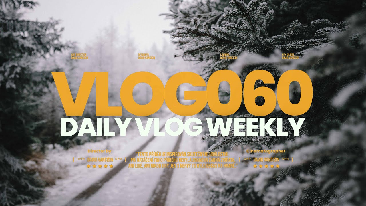 VLOG060 - Honor, aurora, Křivoklátsko a zmrzlé Brdy - denní vlog