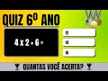 Desafie-se com o Quiz de Matemática do 6º Ano! 🧮 Operações de Soma, Subtração, Multiplicação e Divisão