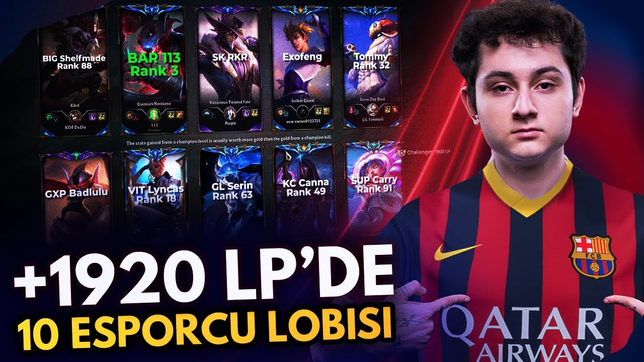 +1920 LP'de 10 ESPORCU LOBİSİ!