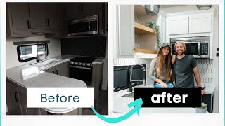 Before and After RV Kitchen Reveal! TOTALLY different by The Jurgys 6,178 views 2 years ago 11 minutes, 48 seconds