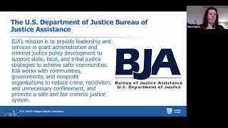 FY21 Justice and Mental Health Collaboration Program (JMHCP) Category-Specific Orientation